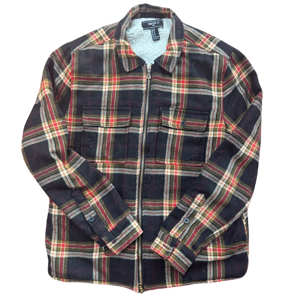 Black Plaid Men's Jacket